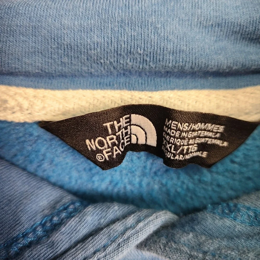 North Face‎ Hoodie Mens Extra Large Blue Pullover Hooded Sweatshirt Logo Graphic